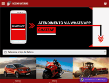 Tablet Screenshot of faccinibaterias.com.br